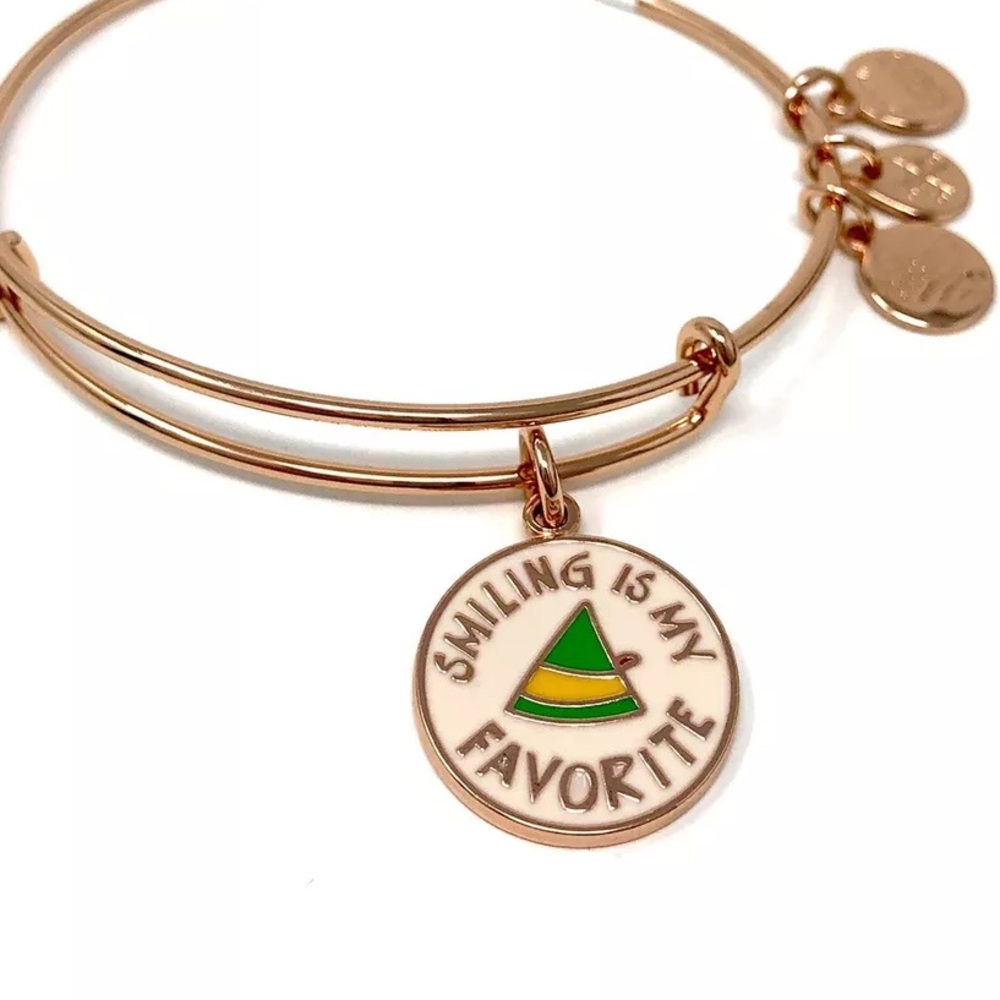 Alex and Ani Elf “Smiling Is My Favorite” Bangle